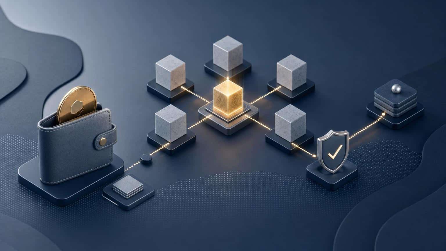 Cryptocurrency Network Fees Explained: Components, Models, and Verification 1 Diagram showing how blockchain capacity, transaction size, computational work, and network demand combine to determine a cryptocurrency fee