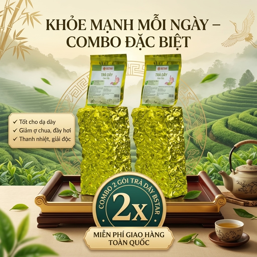 Combo 2 Gói Trà Dây Bstar 250 Gram - Gói Vui Sướng 1 trà-dây-bstar